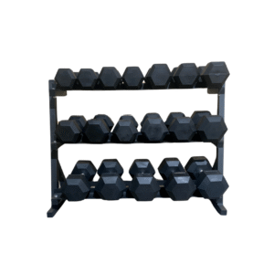 Set mancuernas hexagonales de 10 a 30kg con mancuernero