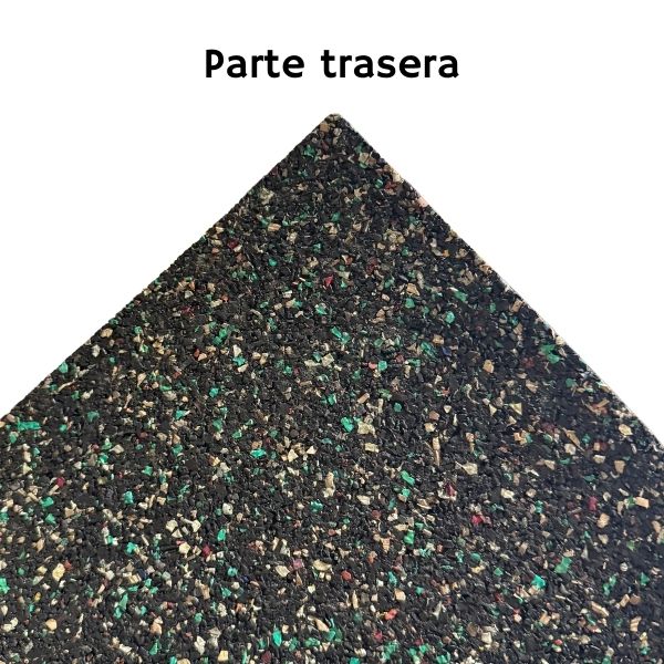 trasera de loseta super lisa gimnasio