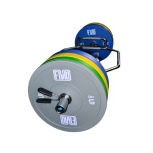 Barra hexagonal con discos color de 5 a 20kg