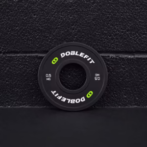 Discos fraccionados bumpers black DOBLEFIT 0.5kg