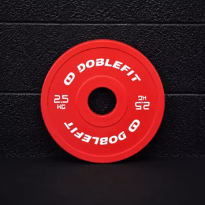 Discos fraccionados bumpers color DOBLEFIT 2.5kg
