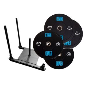 Trineo + 2 discos black 20 kg + 2 discos black 25 kg