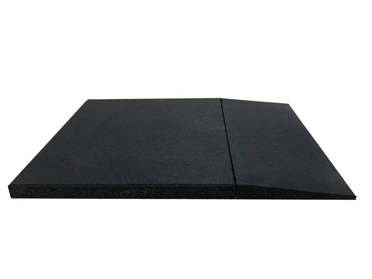loseta de caucho alta densidad 50x50x4cm con bisel