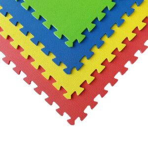 tatami puzzle multicolor 60 x 60 x 1 cm