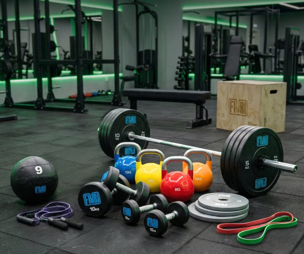 equipamiento deportivo gimnasios