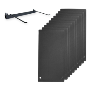 Pack soporte para esterillas + Esterillas con ojales premium - equipamiento deportivo